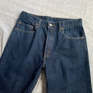 Levi’s 505 dark wash jeans